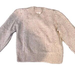 Faherty Women’s Wool Sweater – Size Large – Beige – New Without Tags
